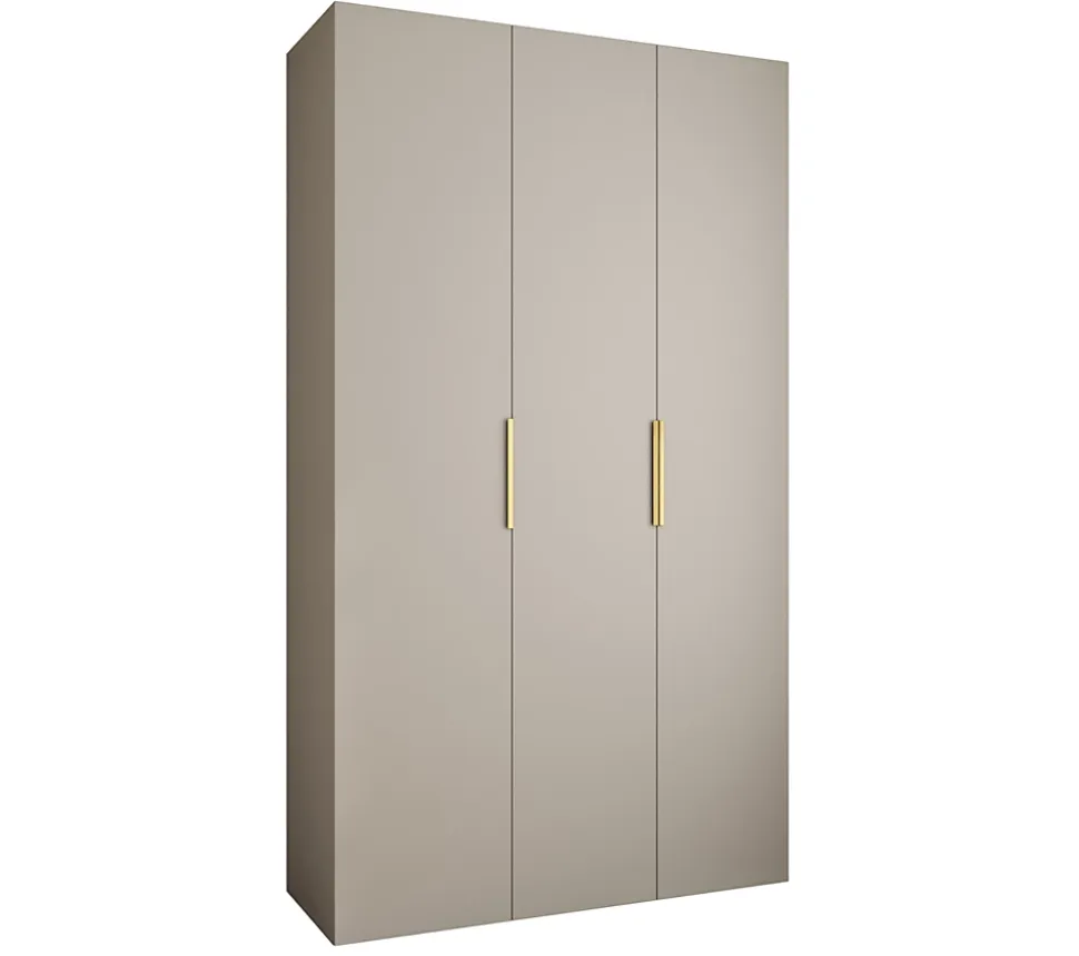 Armoire Como 4 a portes battantes H. 245 x L. 140 x P. 50, 3 portes