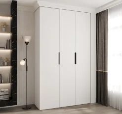 Armoire Como 4 a portes battantes H. 245 x L. 140 x P. 50, 3 portes