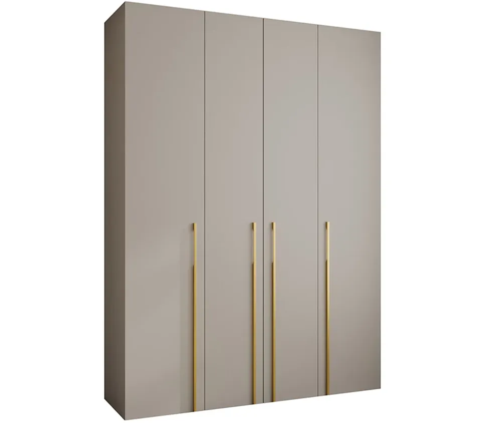 Armoire Como 3 a portes battantes H. 245 x L. 180 x P. 50, 4 portes