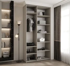Armoire Como 3 a portes battantes H. 245 x L. 120 x P. 50, 3 portes
