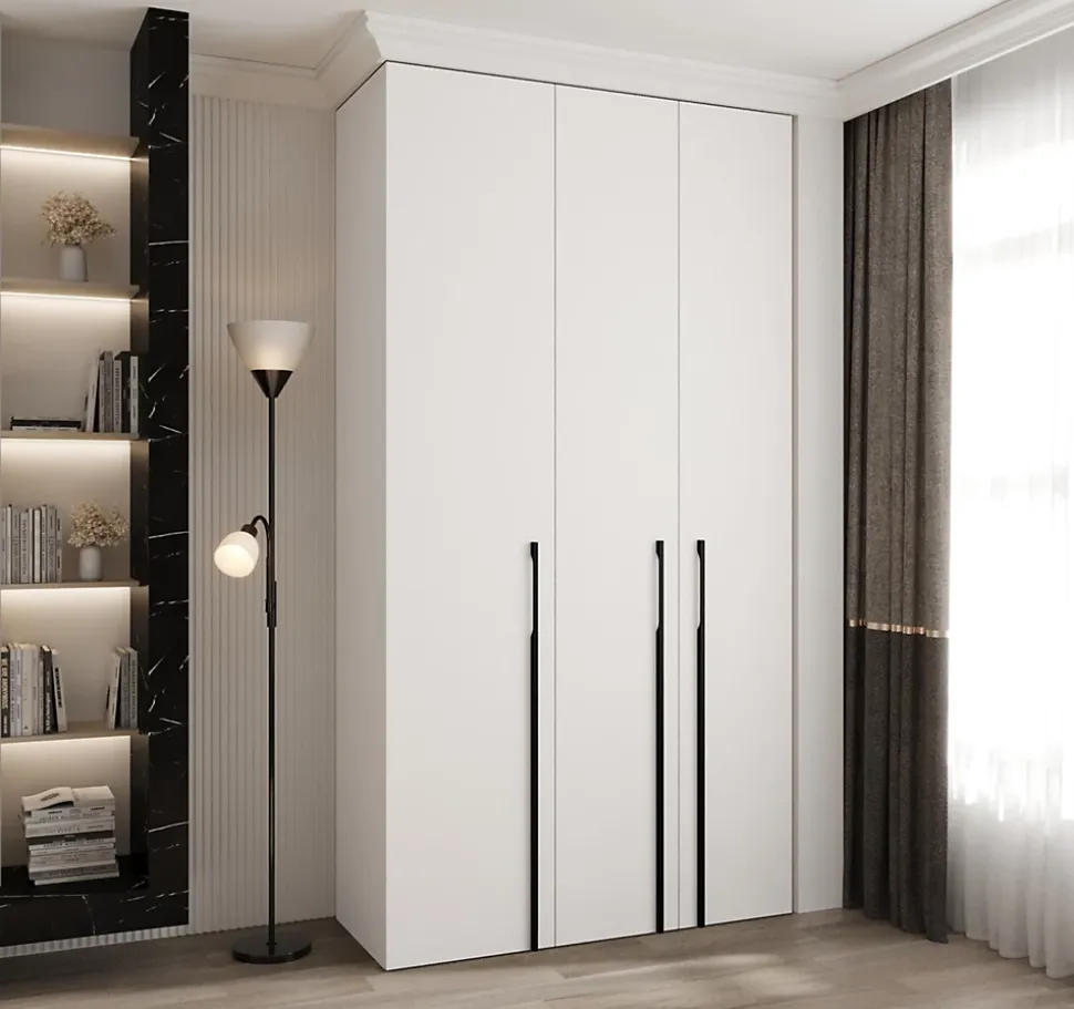 Armoire Como 3 a portes battantes H. 245 x L. 130 x P. 50, 3 portes