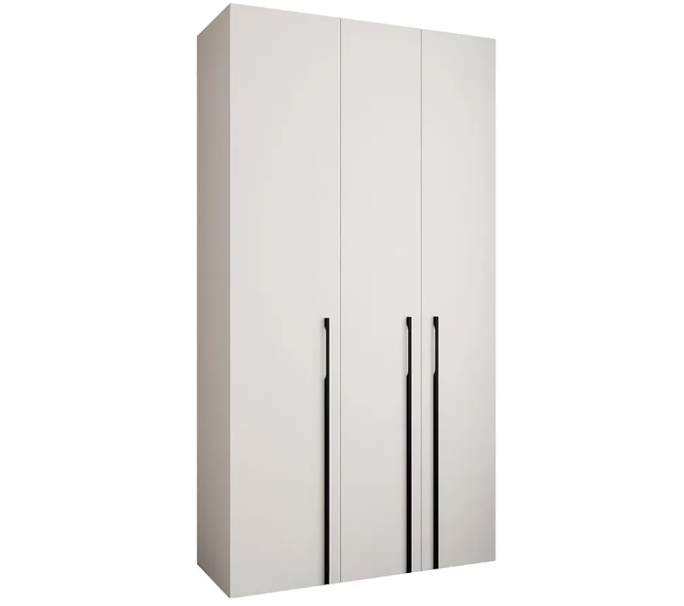 Armoire Como 3 a portes battantes H. 245 x L. 130 x P. 50, 3 portes