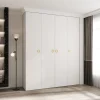 Armoire Como 1 a portes battantes H. 245 x L. 200 x P. 50, 4 portes
