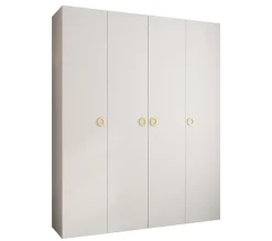 Armoire Como 1 a portes battantes H. 245 x L. 200 x P. 50, 4 portes