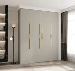 Armoire Como 2 a portes battantes H. 245 x L. 200 x P. 50, 4 portes