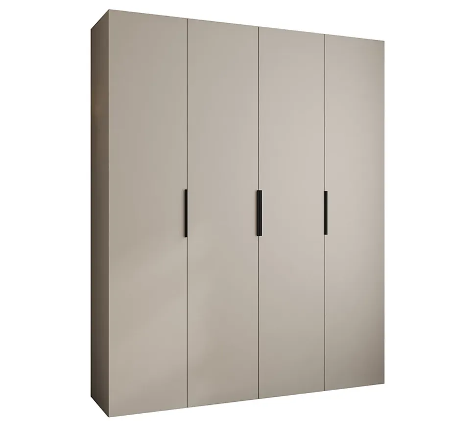 Armoire Como 4 a portes battantes H. 245 x L. 200 x P. 40, 4 portes