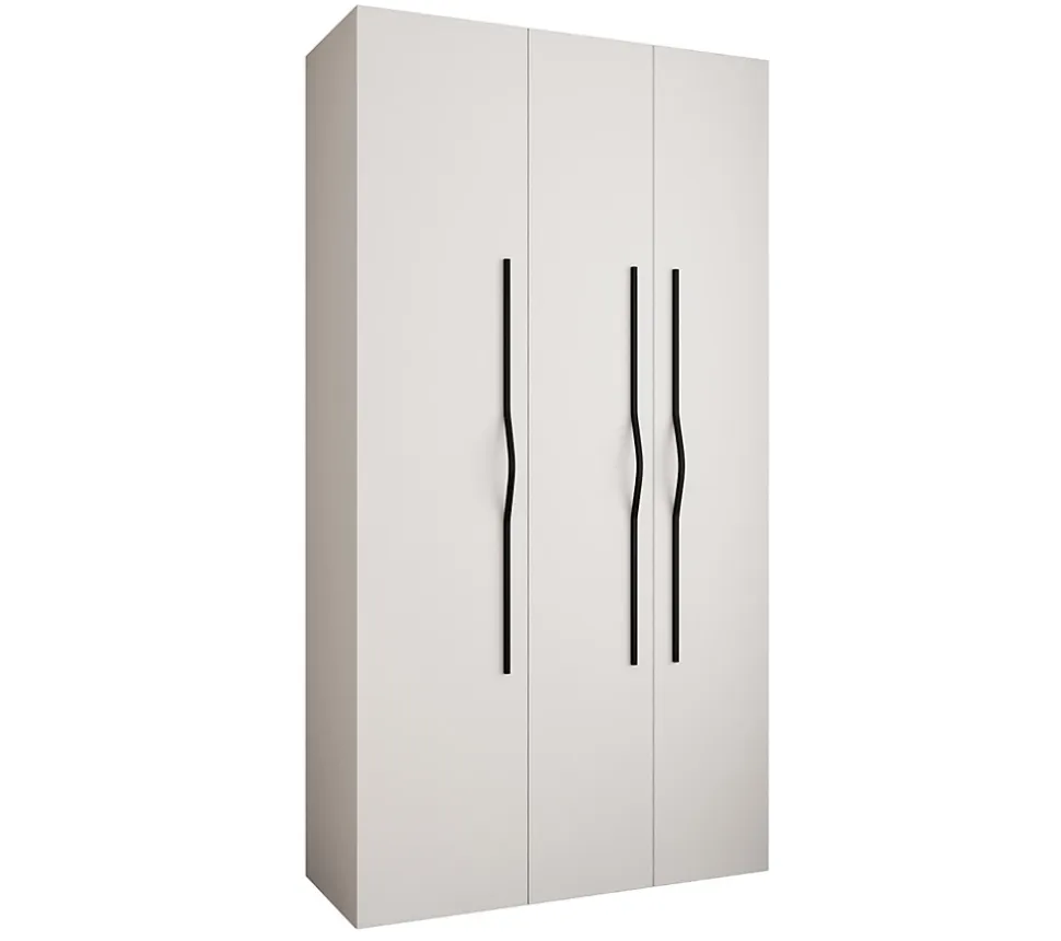 Armoire Como 2 a portes battantes H. 245 x L. 130 x P. 50, 3 portes