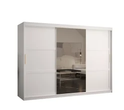 Armoire coulissante Ramiro 2 250, profondeur 62 blanc