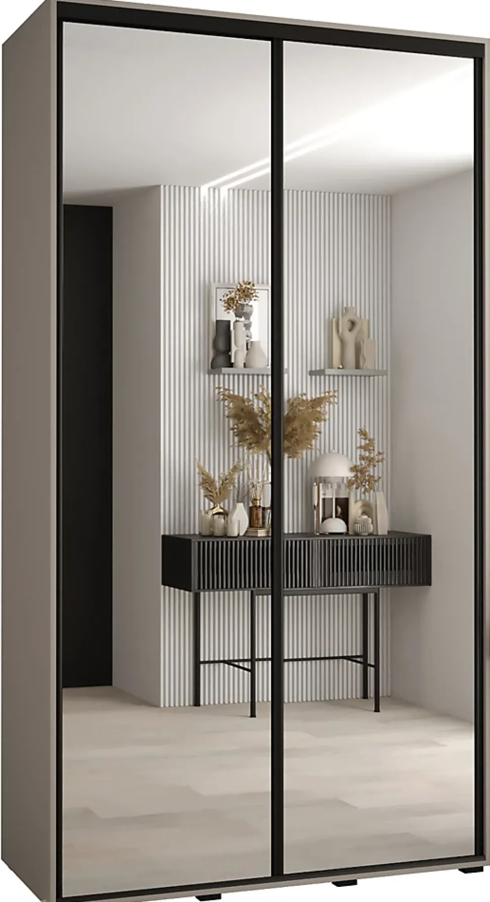 Armoire Dakota 2 a portes coulissantes 140/45/235,2 portes