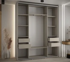 Armoire Dakota 3 a portes coulissantes 200/45/235,3 portes