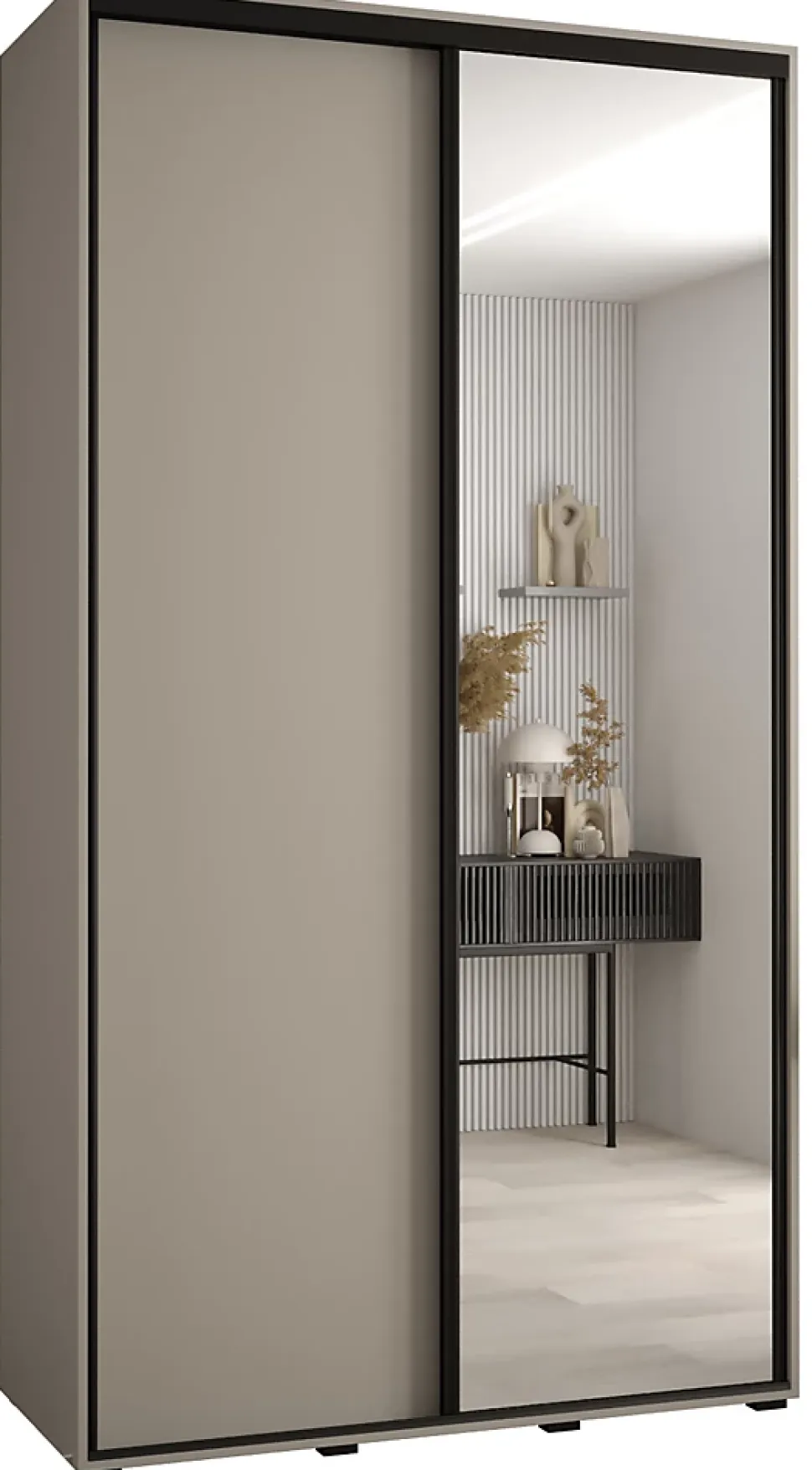 Armoire Dakota 3 a portes coulissantes 140/60/235,2 portes