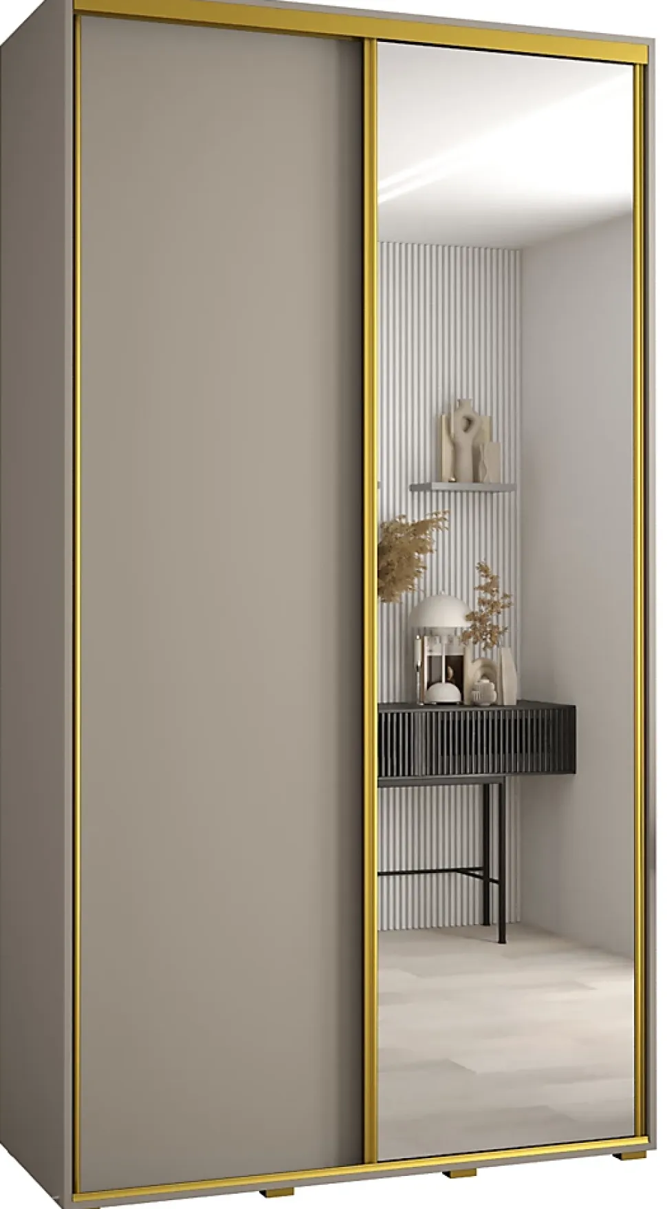 Armoire Dakota 3 a portes coulissantes 140/60/235,2 portes