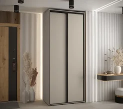 Armoire Dakota 1 a portes coulissantes 100/45/235,2 portes