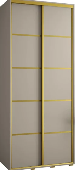 Armoire Dakota 4 a portes coulissantes 110/60/235,2 portes