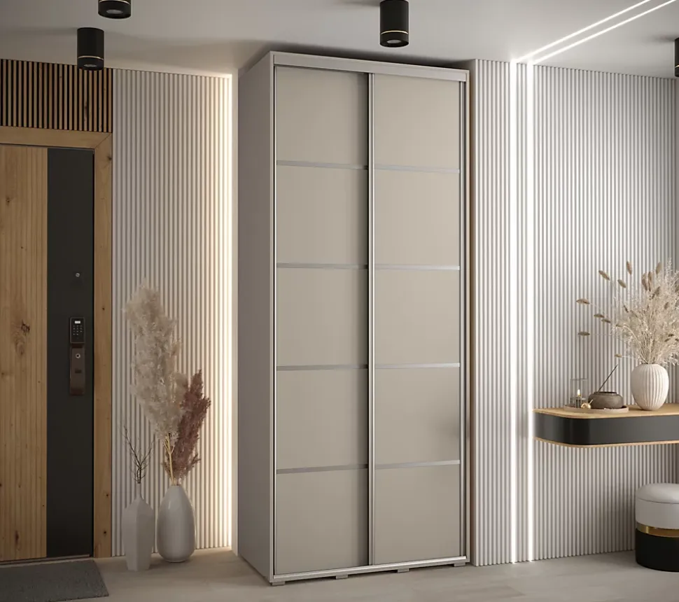 Armoire Dakota 4 a portes coulissantes 100/45/235,2 portes