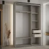 Armoire Dakota 4 a portes coulissantes 150/45/235,3 portes