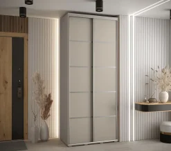 Armoire Dakota 4 a portes coulissantes 110/60/235,2 portes