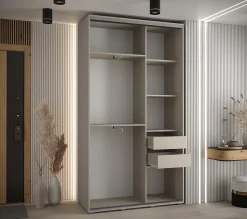 Armoire Dakota 1 a portes coulissantes 140/45/235,2 portes