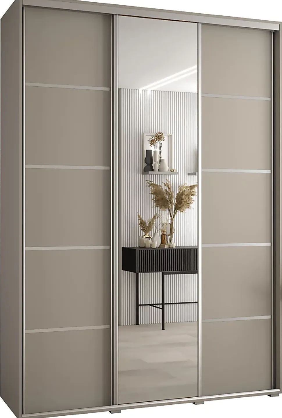 Armoire Dakota 5 a portes coulissantes 170/45/235,3 portes