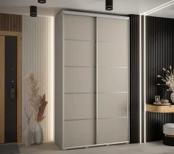 Armoire Dakota 4 a portes coulissantes 130/45/235,2 portes