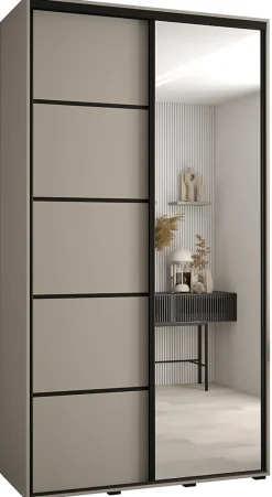 Armoire Dakota 5 a portes coulissantes 140/45/235,2 portes