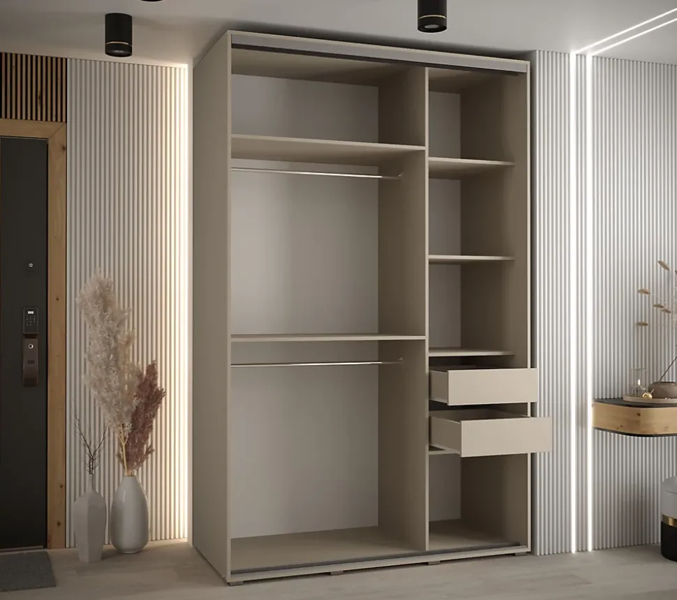 Armoire Dakota 1 a portes coulissantes 150/60/235,3 portes