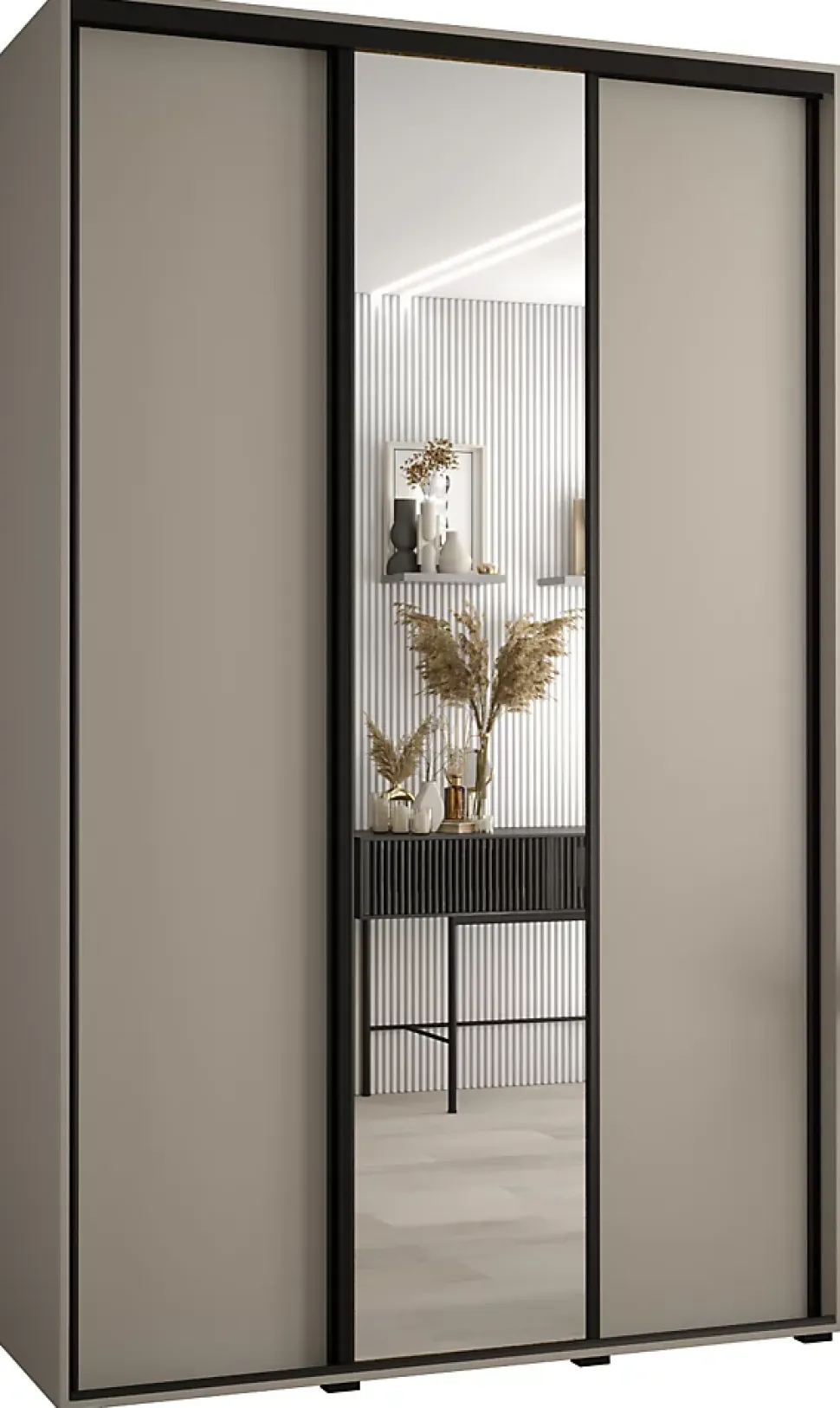 Armoire Dakota 3 a portes coulissantes 160/60/235,3 portes