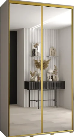 Armoire Dakota 2 a portes coulissantes 140/60/235,2 portes