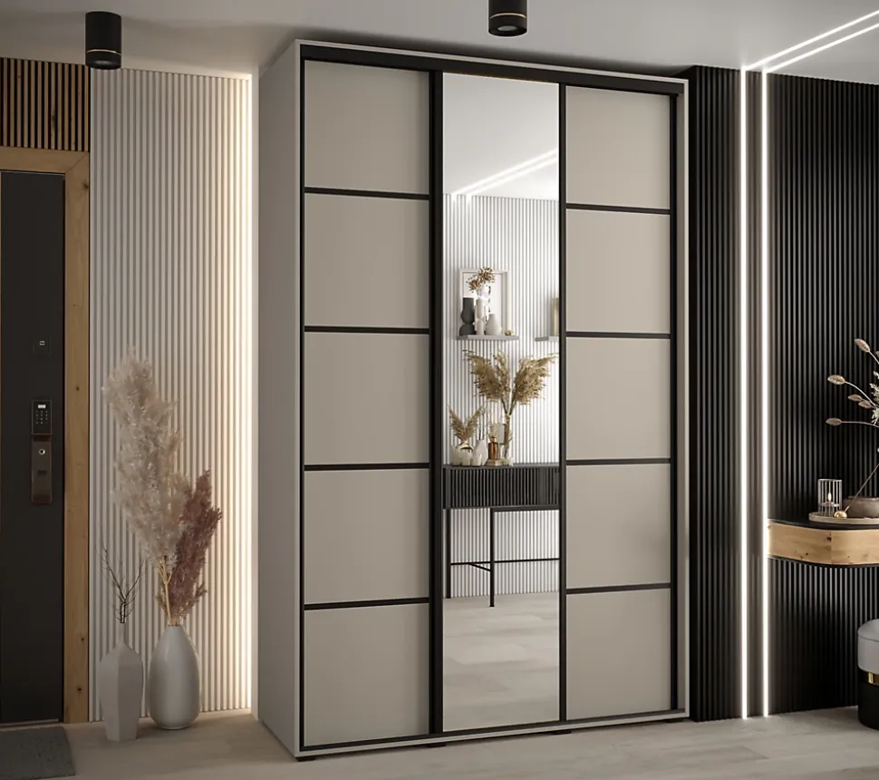 Armoire Dakota 5 a portes coulissantes 150/45/235,3 portes