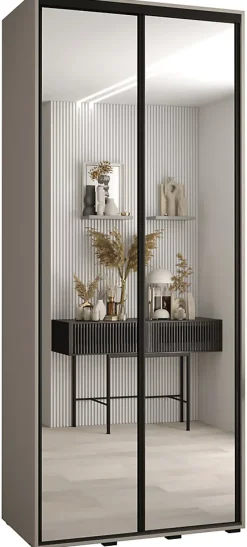 Armoire Dakota 2 a portes coulissantes 100/45/235,2 portes