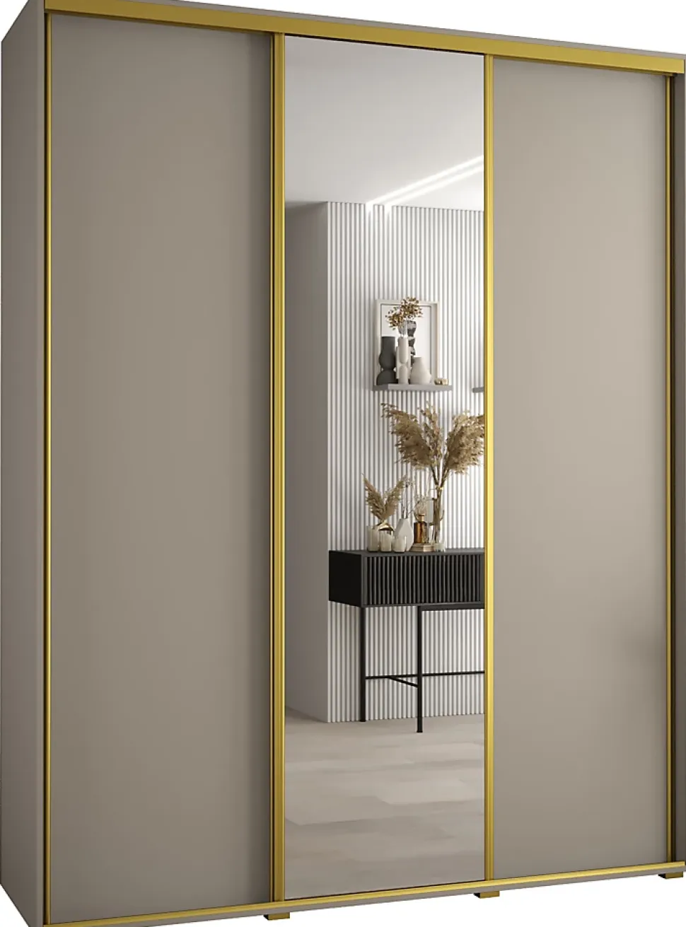Armoire Dakota 3 a portes coulissantes 200/60/235,3 portes
