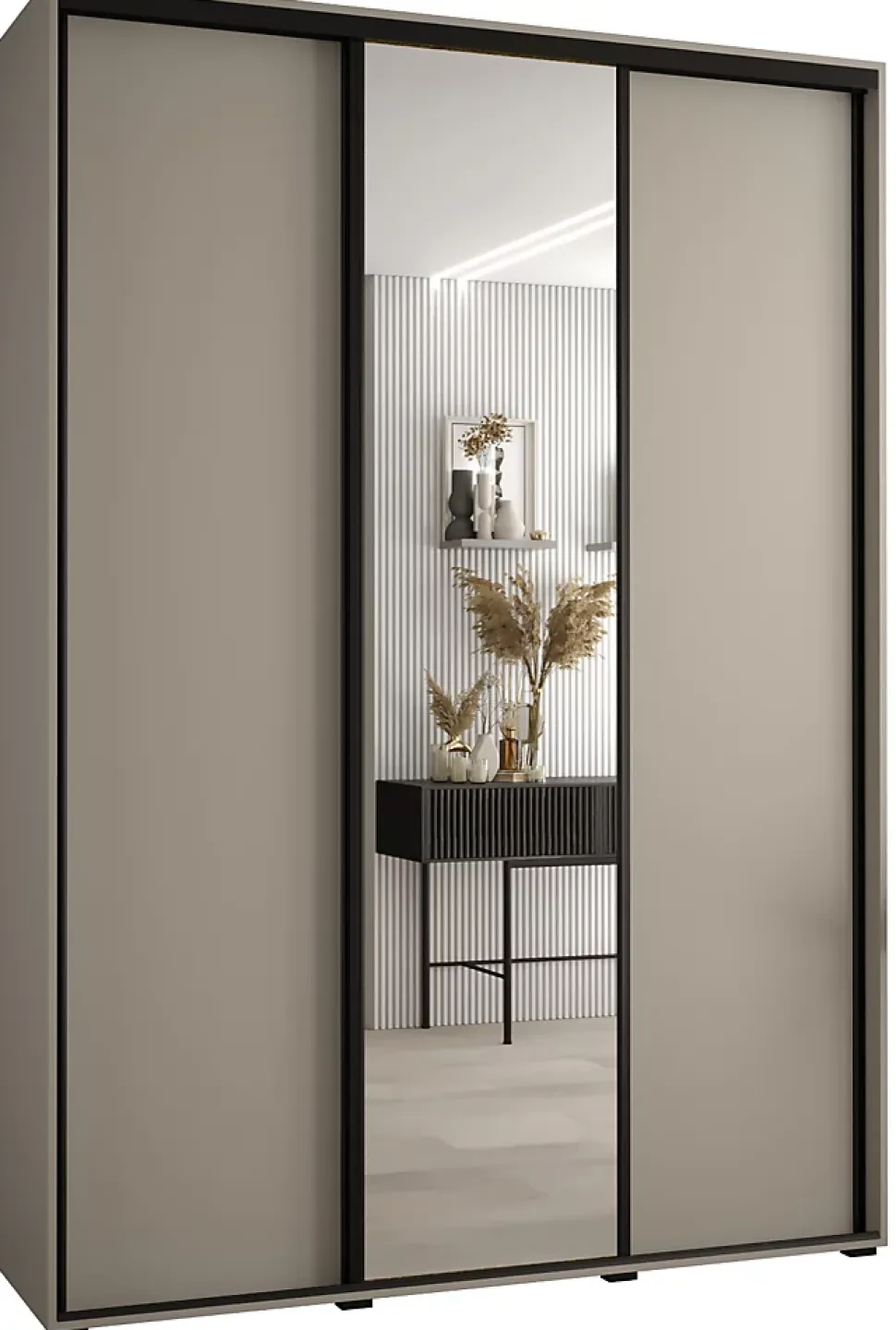 Armoire Dakota 3 a portes coulissantes 180/60/235,3 portes