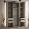 Armoire Dakota 1 a portes coulissantes 180/60/235,3 portes