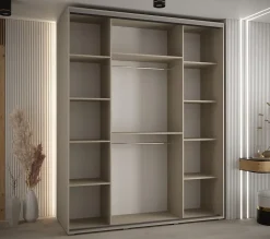 Armoire Dakota 3 a portes coulissantes 190/60/235,3 portes