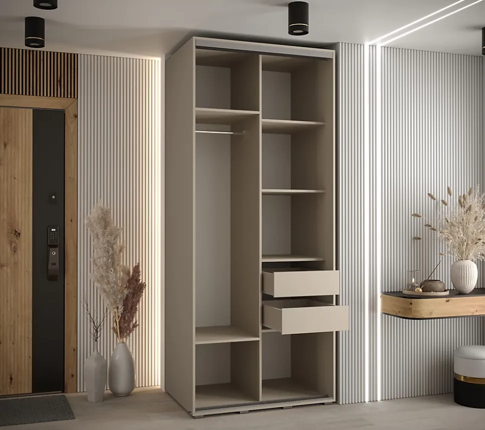 Armoire Dakota 2 a portes coulissantes 100/60/235,2 portes