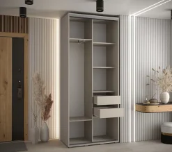 Armoire Dakota 1 a portes coulissantes 120/45/235,2 portes