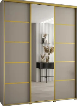 Armoire Dakota 5 a portes coulissantes 190/60/235,3 portes