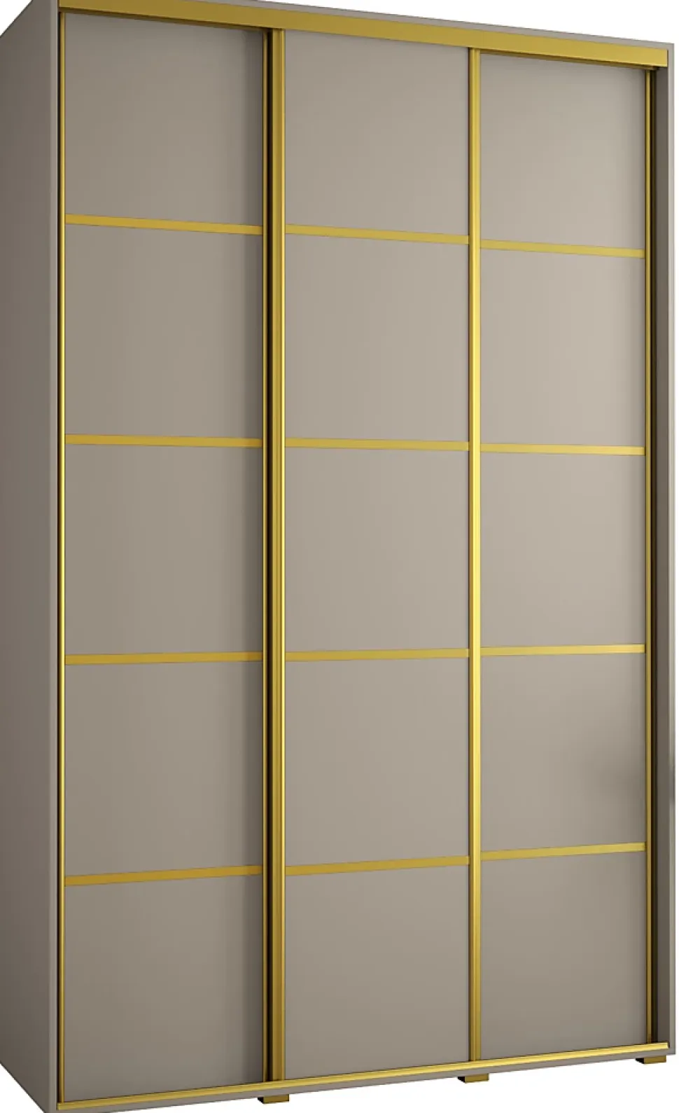Armoire Dakota 4 a portes coulissantes 150/60/235,3 portes