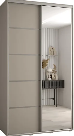 Armoire Dakota 5 a portes coulissantes 130/60/235,2 portes