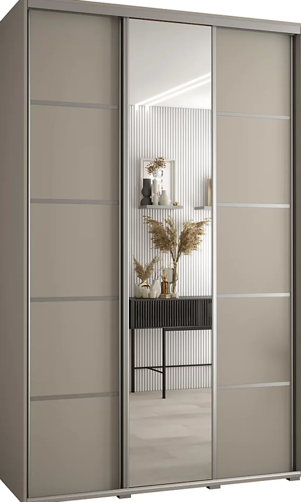 Armoire Dakota 5 a portes coulissantes 160/60/235,3 portes