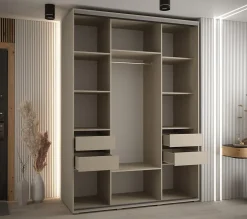 Armoire Dakota 1 a portes coulissantes 160/60/235,3 portes