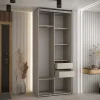 Armoire Dakota 4 a portes coulissantes 110/45/235,2 portes