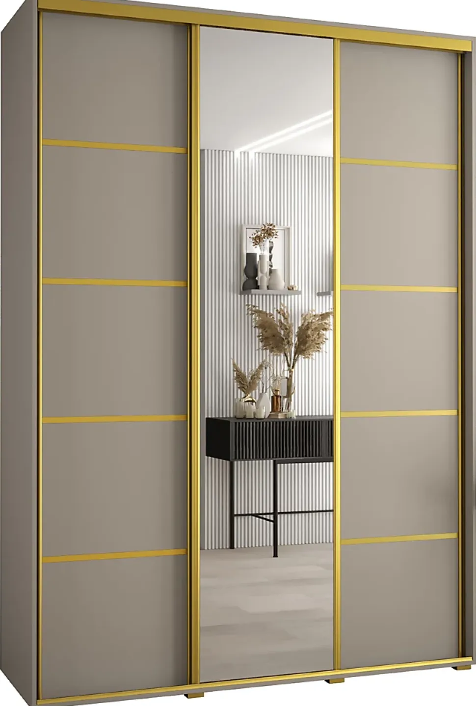 Armoire Dakota 5 a portes coulissantes 180/45/235,3 portes