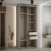 Armoire Dakota 3 a portes coulissantes 100/60/235,2 portes