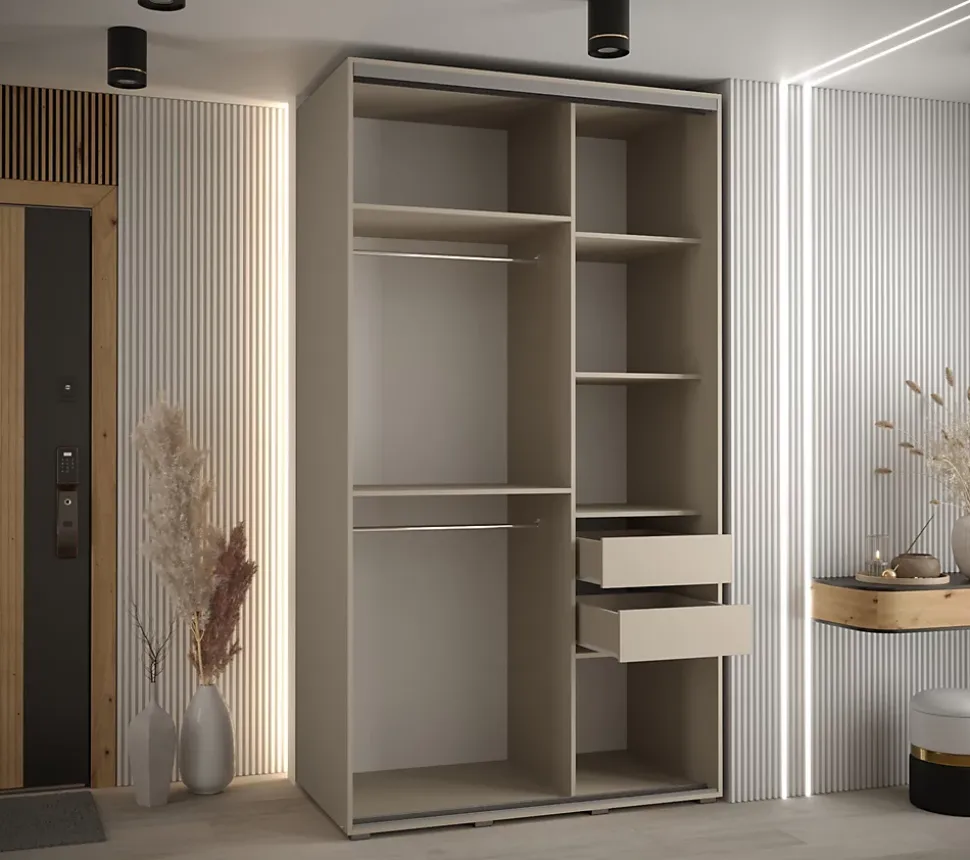 Armoire Dakota 4 a portes coulissantes 130/60/235,2 portes