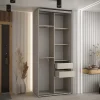 Armoire Dakota 1 a portes coulissantes 120/45/235,2 portes