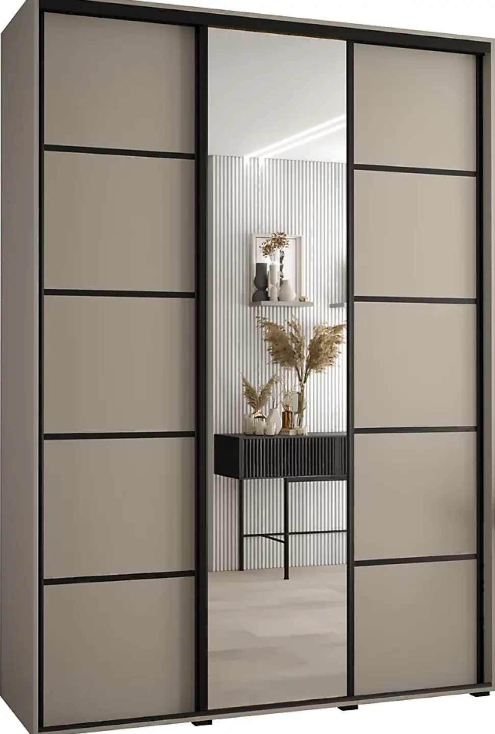 Armoire Dakota 5 a portes coulissantes 170/45/235,3 portes