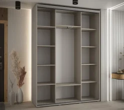 Armoire Dakota 5 a portes coulissantes 170/45/235,3 portes
