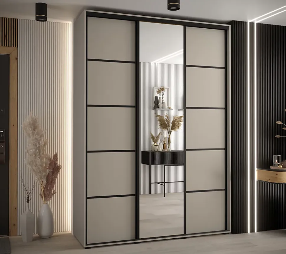 Armoire Dakota 5 a portes coulissantes 170/45/235,3 portes