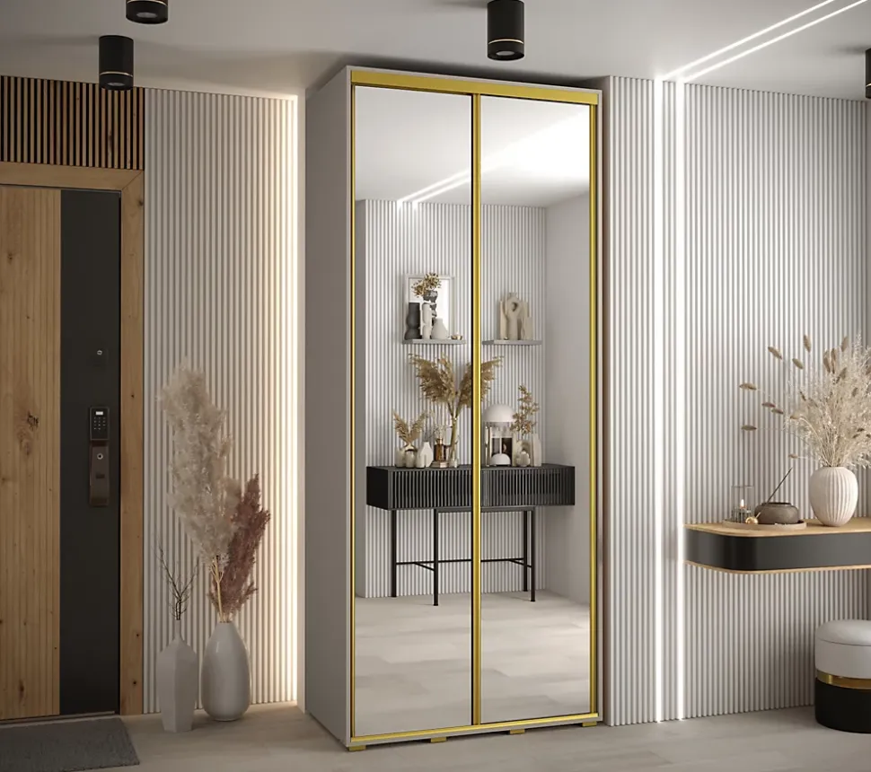 Armoire Dakota 2 a portes coulissantes 110/60/235,2 portes